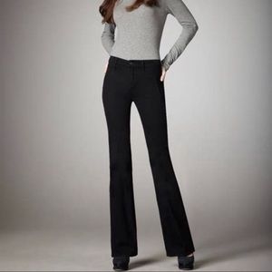 Mother Denim The Curfew Dashing & Dangerous Flare Leg Black Jean Size 25